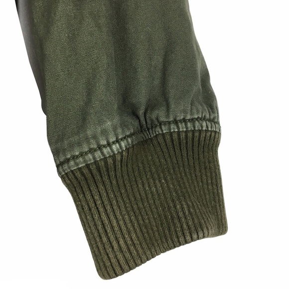 GAP Kids Jacket Utility Military Army Green Camo Hood Southwestern Size Small - Picture 12 of 14